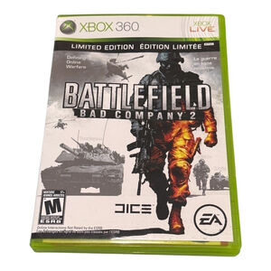 Battlefield Bad Company 2 Limited Edition Xbox 360 Complete Manual EA Dic